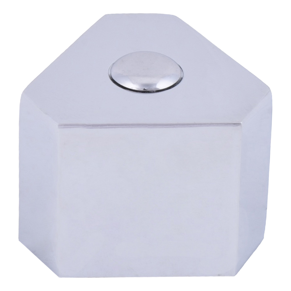 Juego de manerales 1 1/2 pulgada plata rugo 2 piezas