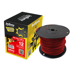 indiana cable thwls/thhw-ls calibre 12 rojo 100 m indiana