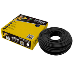 indiana cable thwls/thhw-ls calibre 8 negro 100 m indiana