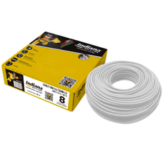 indiana cable thwls/thhw-ls calibre 8 blanco 100 m indiana