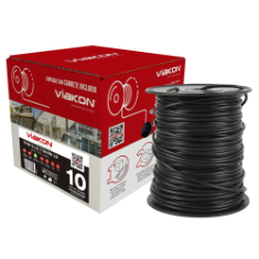 viakon cable thw-2-ls/thhw-ls calibre 10 negro 100 m viakon