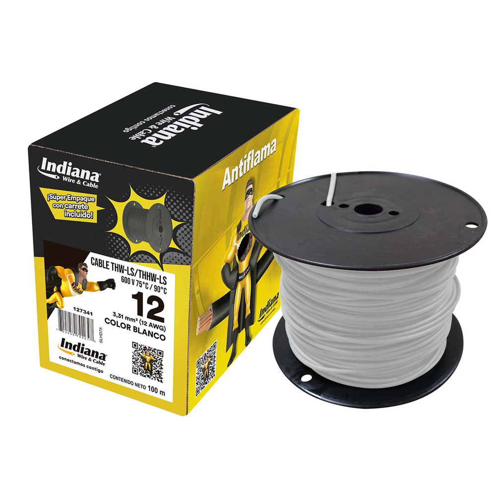 Cubre Cables de 30 - 35 mm Blanco 10 m