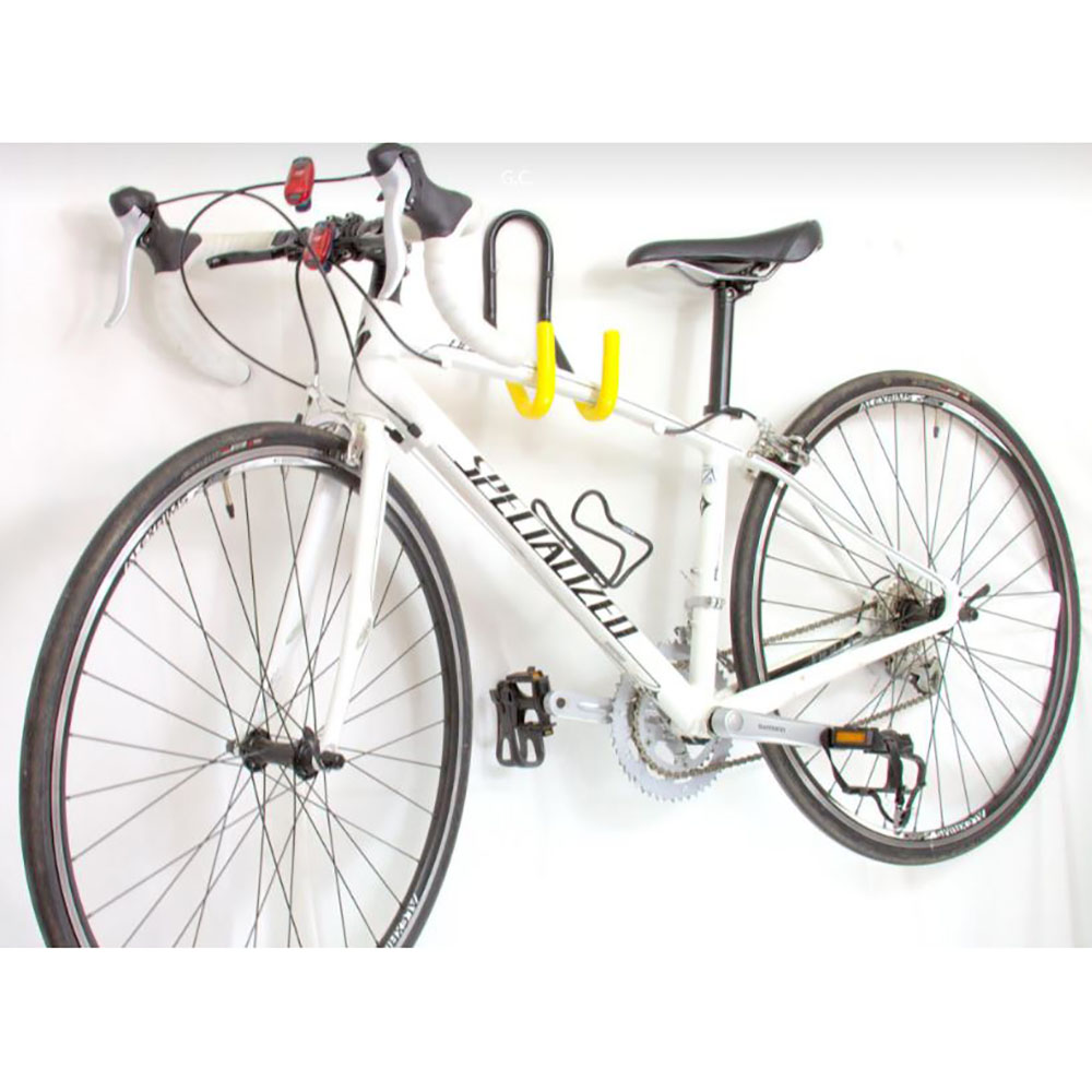 Colgador de bicicleta/Gancho de bicicleta (Pack de 4)–De alto rendimiento,  se adapta a todos los tipos de bicicleta, fácil de colocar.