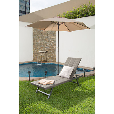 sun garden 10000267 Base/soporte para sombrillas de patio color blanco 