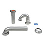 TRAMPA LIMPIA PARA LAVABO O FREGADERO 1 1/4 -1 1/2 DE PULGADA GRIS CLARO