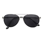 LENTES DE SOL AVIADOR 14 X 13.5 X 5 CM NEGRO