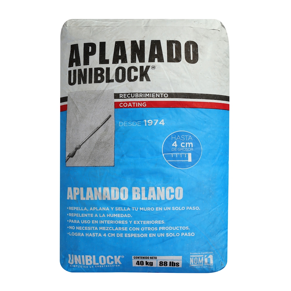 APLANADO BLANCO 40KG | The Home Depot México