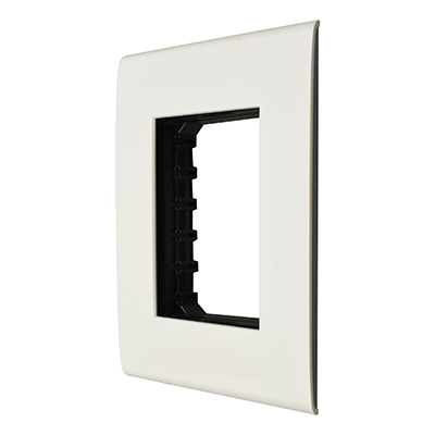 PLACA DE 3 MÓDULOS PLÁSTICO BLANCO | The Home Depot México