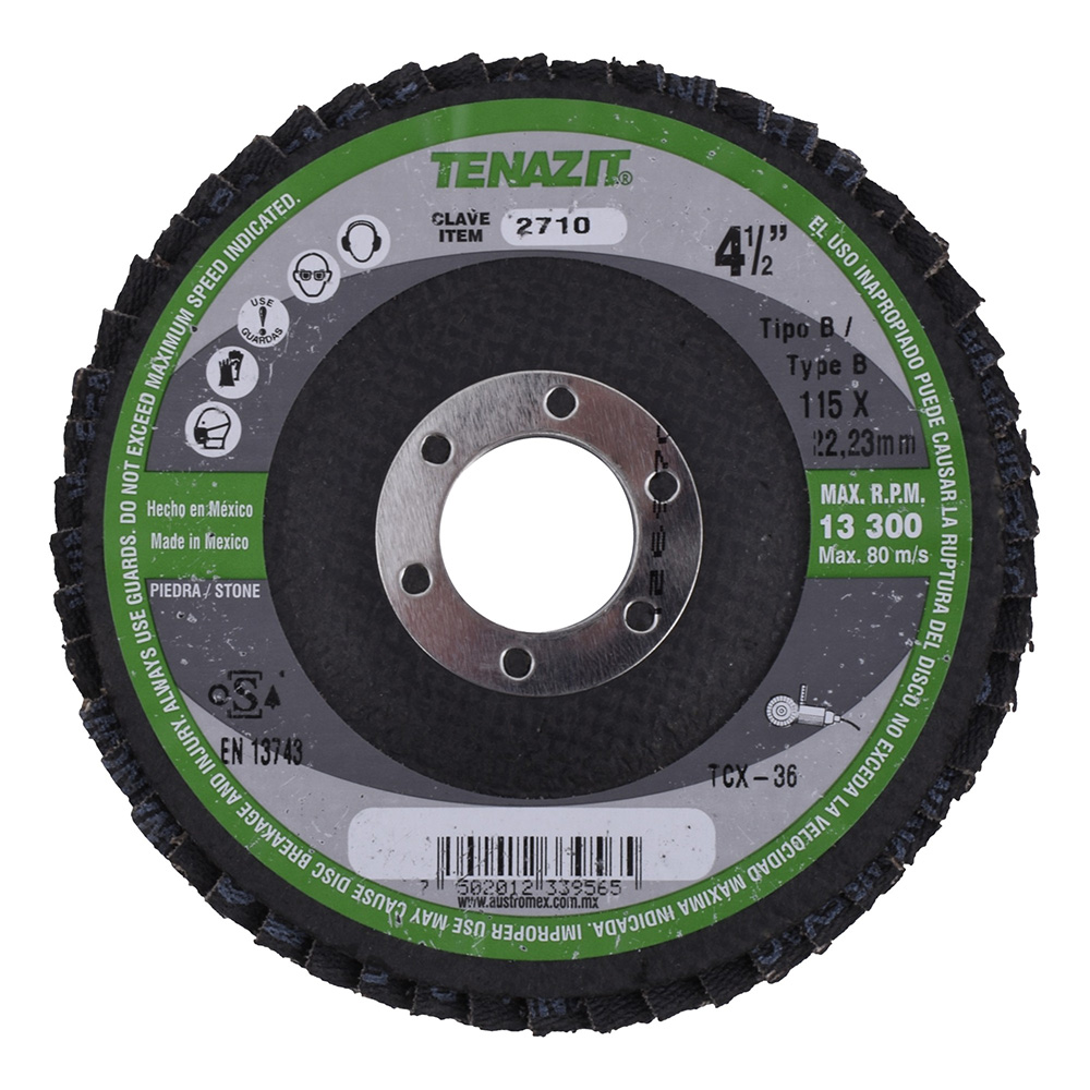Disco laminado de 4 1/2 pulgadas