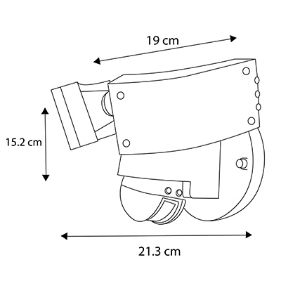 LÁMPARA DE SEGURIDAD DEFIANT CON SENSOR DE MOVIMIENTO | The Home Depot