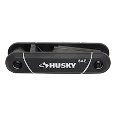 JUEGO DE LLAVES HEXAGONALES PLEGABLES ACERO HUSKY 9 PIEZAS