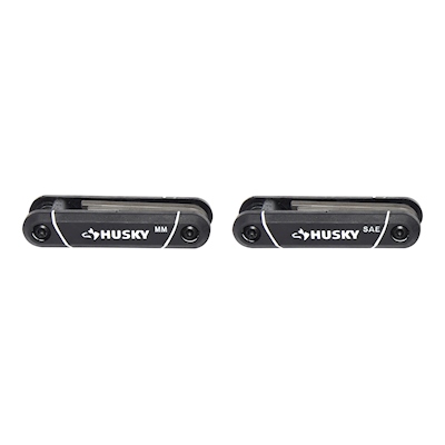JUEGO DE MINI LLAVES HEXAGONALES PLEGABLES ACERO HUSKY 2 PIEZAS