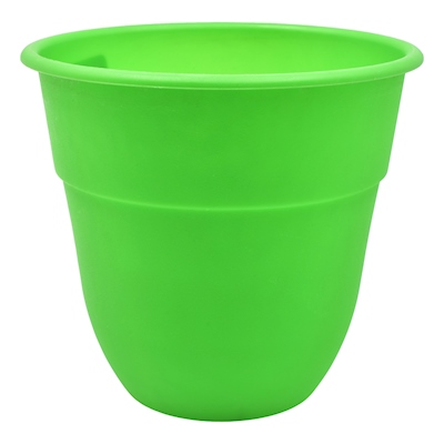 MACETA DE PLÁSTICO 6" VERDE