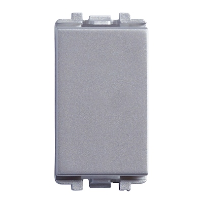 TAPÓN CIEGO DE 1 MÓDULO GRIS SATÍN