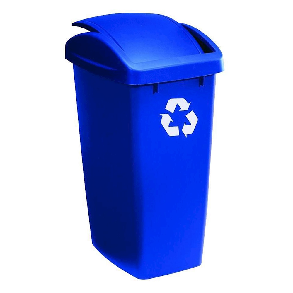 Manta de felpa Contenedores de basura para el reciclaje