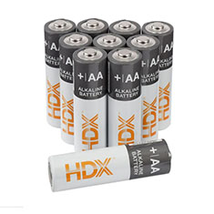 hdx pila alcalina aa hdx 48 piezas