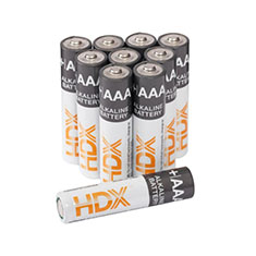 BATERÍA ALCALINA AAA HDX 6 PIEZAS