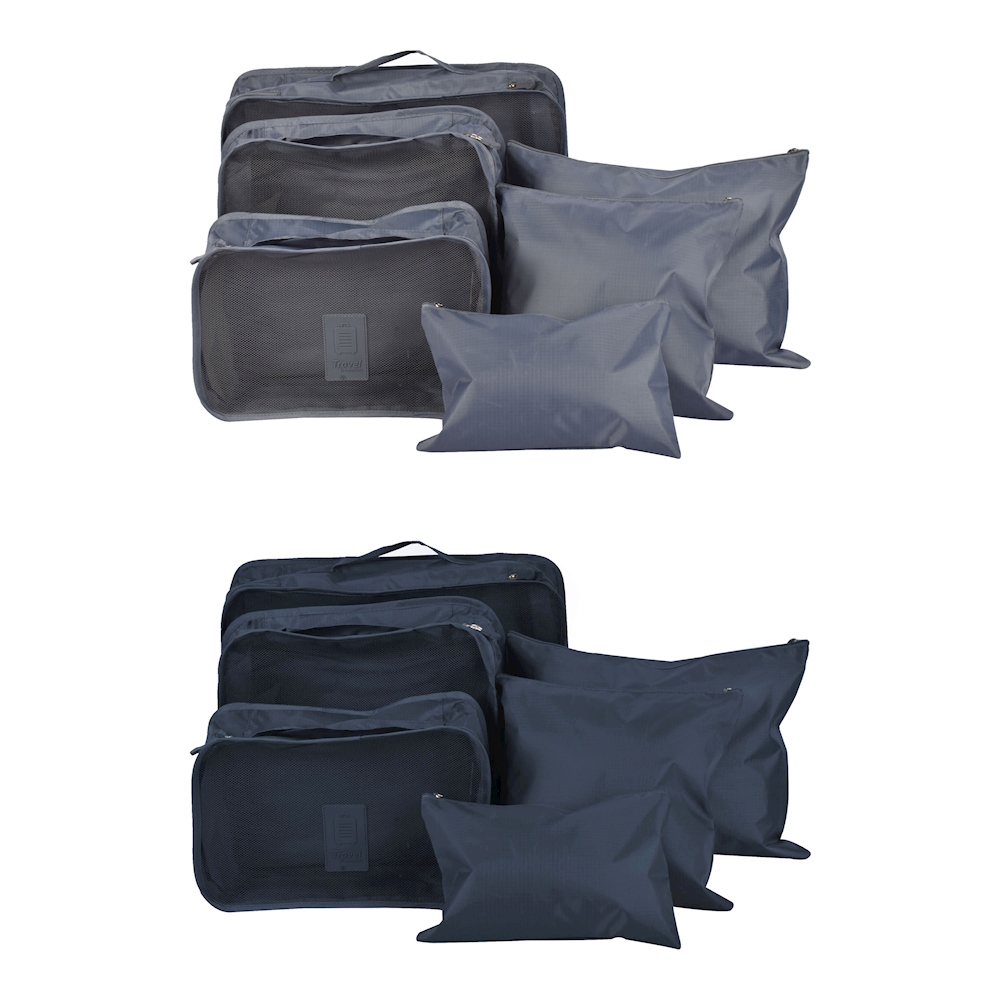 Set de 3 bolsas organizadoras de maletas para viaje CASPERT promocionales, SIN850