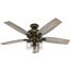 VENTILADOR DE TECHO CROWN CANYON 52 PULGADAS LUZ CÁLIDA