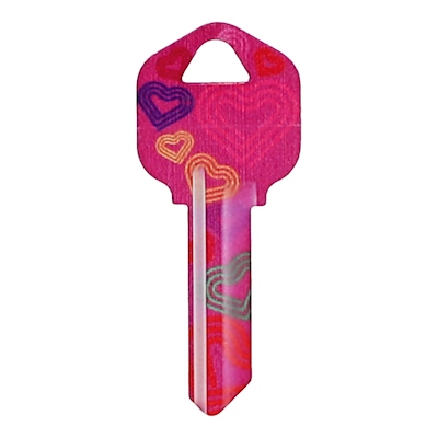 LLAVE PARA CERRADURA KWIKSET ROSA