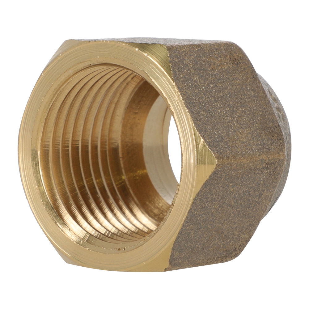 Tuerca flare 5/8 de pulgada dorado cluxer