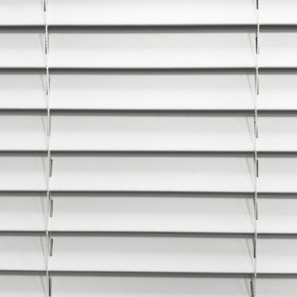 PERSIANA HORIZONTAL DE PVC ESTILO MADERA DE 50MM BLANCO 160 X 180 CM