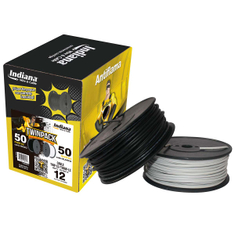 indiana twinpack cable indiana thw ls thhw ls calibre 12 negro y blanco 50 y 50 m