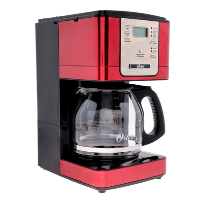 CAFETERA OSTER PROGRAMABLE 12 TAZAS ROJA | The Home Depot México