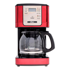 oster cafetera oster programable 12 tazas roja
