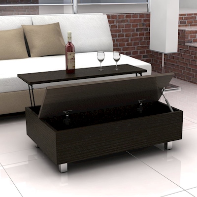 MESA DE CENTRO DE MELAMINA 30 X 62 X 90 CM CHOCOLATE | The Home Depot