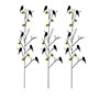DECORACIÓN ADHESIVA DE PARED RAMAS CON AVES NEGRAS 170 X 110 CM