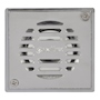 COLADERA CUADRADA DE LATÓN CON REJILLA DE ACERO INOXIDABLE 2 PULGADAS (50MM) PLATA COFLEX