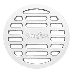 REJILLA REDONDA 10 CM PLATA