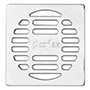REJILLA CUADRADA 10 X 10 CM PLATA COFLEX