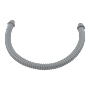 MANGUERA FLEXIBLE MACHO-MACHO 1/2 PULGADA GRIS OSCURO