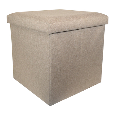 CUBO ASIENTO PLEGABLE P/ALMACENAJE TAUPE | The Home Depot México