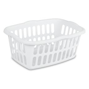 CESTO DE LAVANDERÍA RECTANGULAR DE 53 LITROS BLANCO