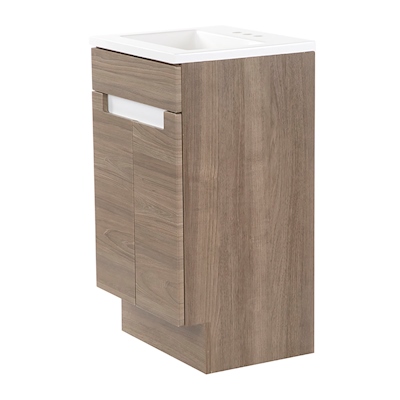 MUEBLE PARA BAÑO ASTORIA CAFÉ CON LAVABO 84.15 X 46.58 X 42.37 CM DE
