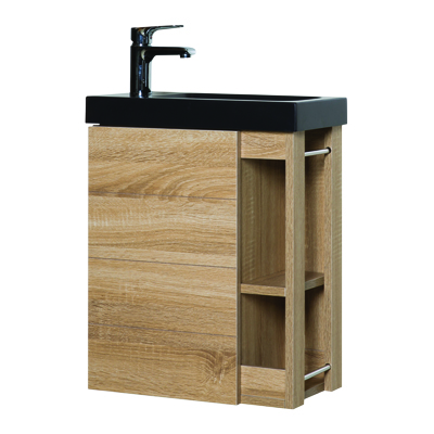 Gabinete de 42cm Vince Negro | The Home Depot México