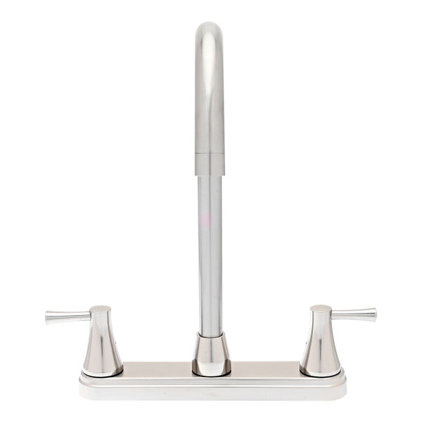 LLAVE MEZCLADORA PARA COCINA ANDRA 13.6 X 12 PULGADAS NÍQUEL CEPILLADO FLOWELL