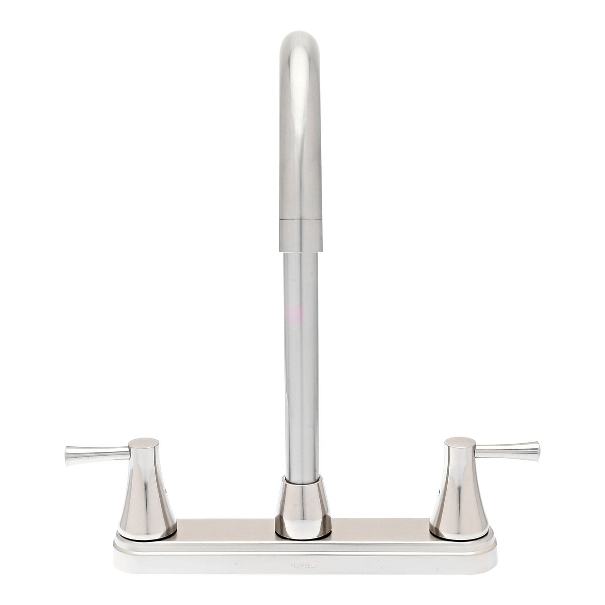 Llave mezcladora para cocina andra 13.6 x 12 pulgadas níquel cepillado flowell