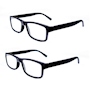 LENTES DE LECTURA RETRO 2.0 NEGRO 2 PIEZAS