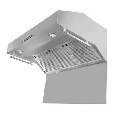 CAMPANA DE PARED RETRO 92CM ACERO INOXIDABLE