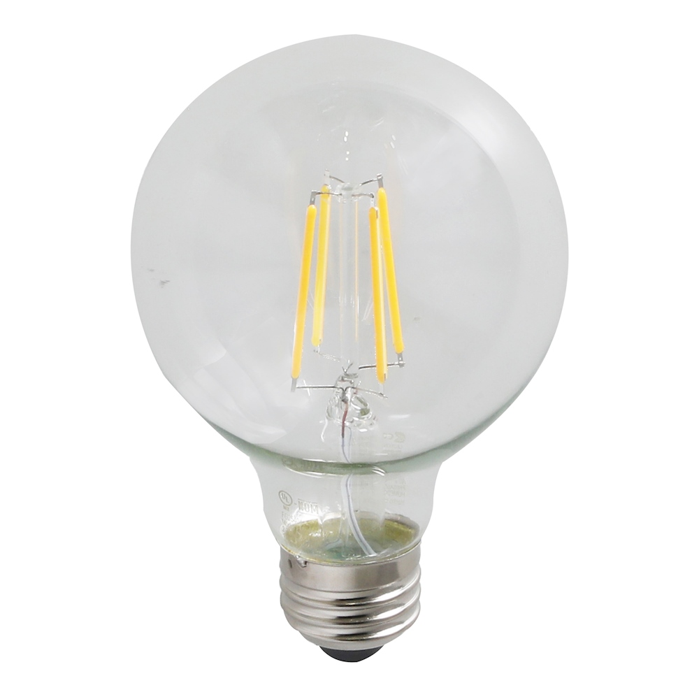 FOCO LED G25 ECOSMART 3 WATTS 300 LÚMENES LUZ AMARILLA 2 PIEZAS The