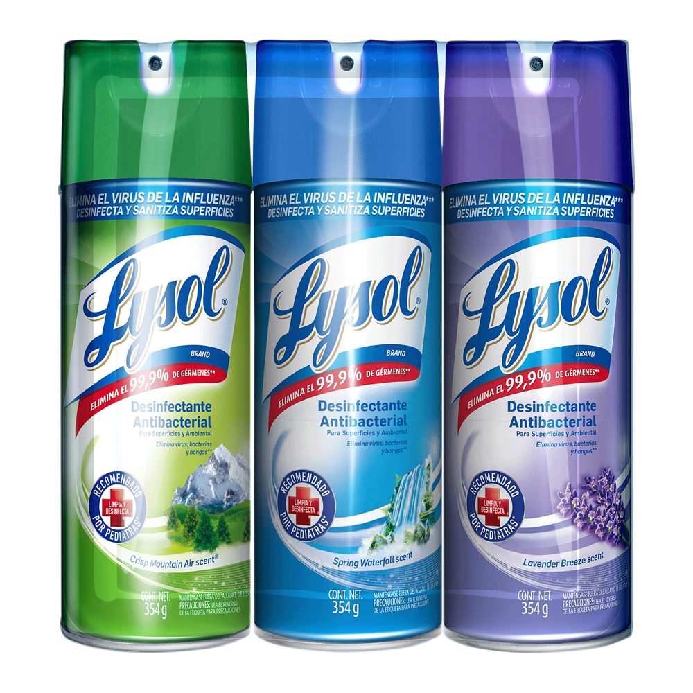 comprar Aerosol Desinfectante Lysol Crisp Linen - 354gr