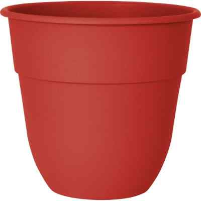 MACETA PLÁSTICO ROJA 10