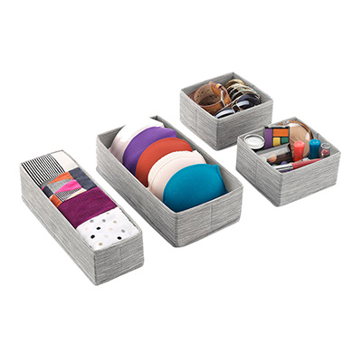 NORCKS Juego de 3 cajas de almacenamiento para ropa interior Cajas
