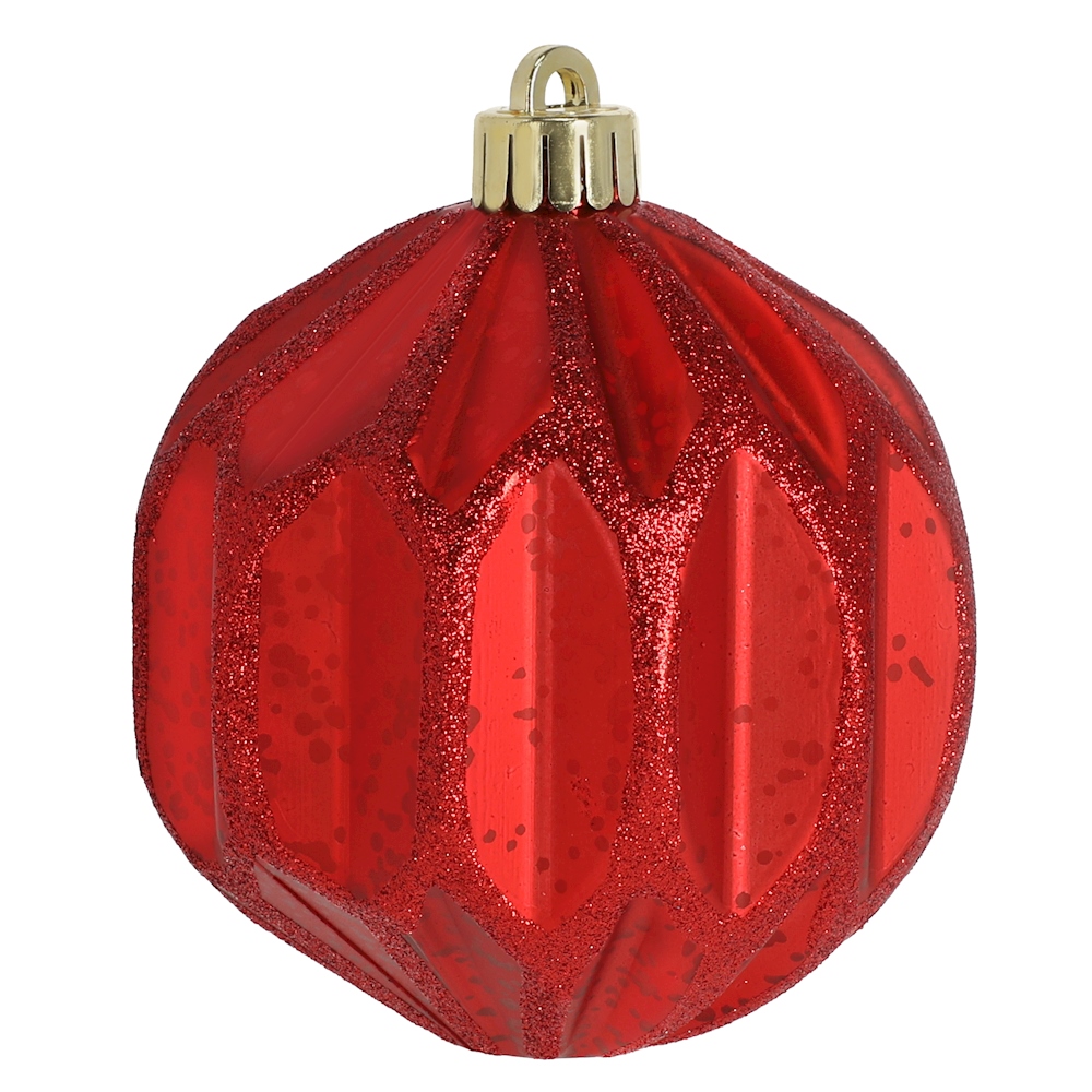 ESFERAS NAVIDEÑAS ROJO 13 CM 3 PIEZAS The Home Depot México