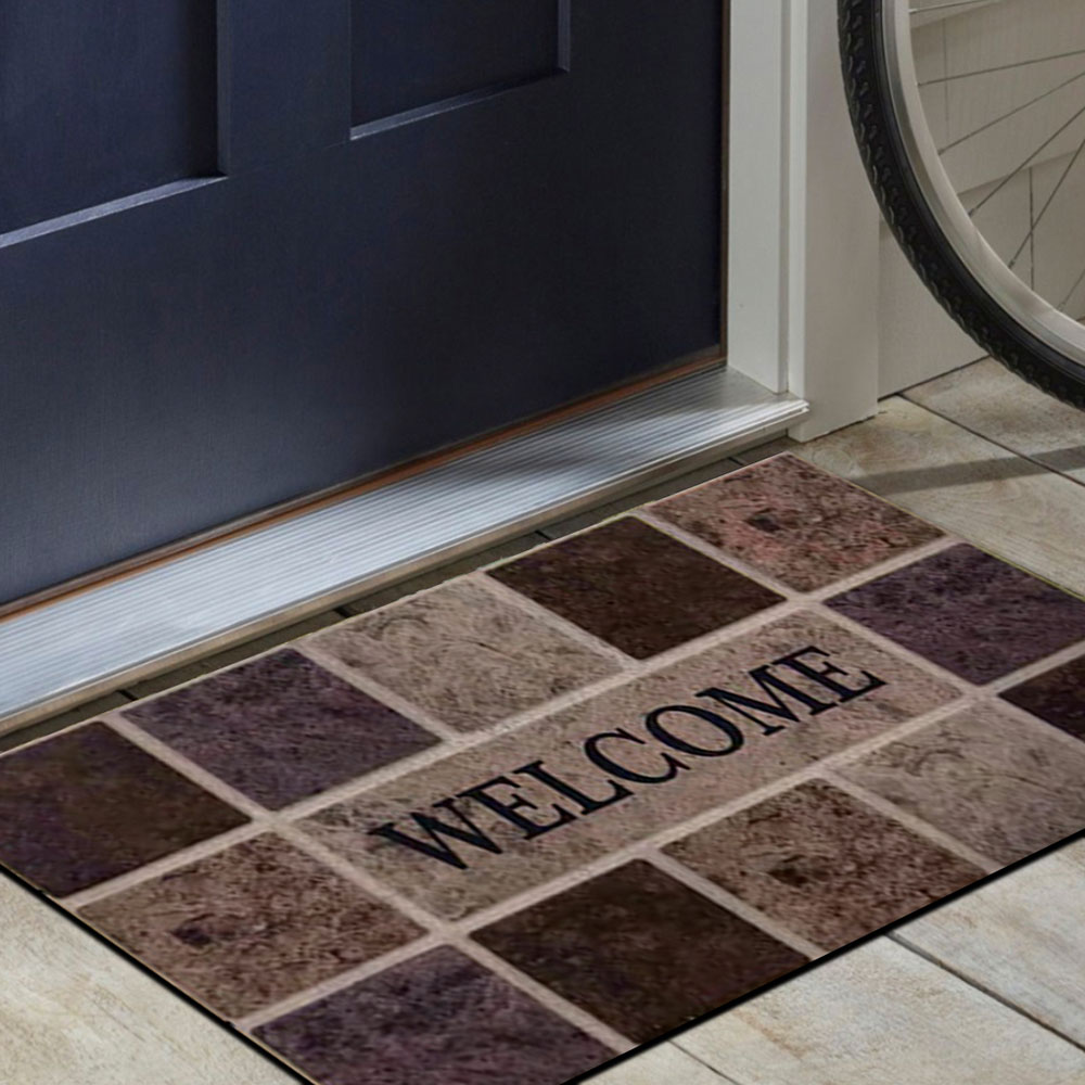 TAPETE DE ENTRADA BLOCKS SHIPROCK RECICLADO 45X75 CM The Home