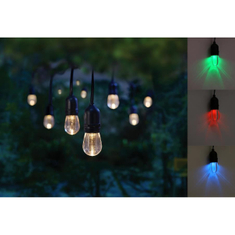 home decorators collection serie de luces led vintage semi brillante 12 luces con cambio de color